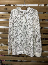 Load image into Gallery viewer, Retro Leopard Print Drawstring Hoodie