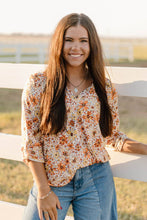 Load image into Gallery viewer, Fall Flowers Top