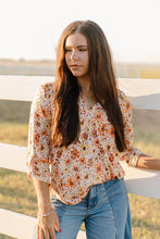 Load image into Gallery viewer, Fall Flowers Top