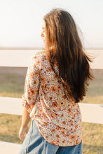 Load image into Gallery viewer, Fall Flowers Top