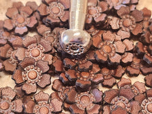 Load image into Gallery viewer, Western Rose Genuine Leather Earrings
