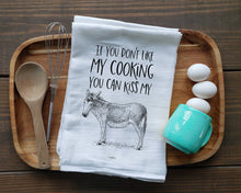 Load image into Gallery viewer, If You Don't Like My Cooking - Donkey Tea Towel
