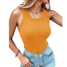 Load image into Gallery viewer, Basic padded ribbed tank top
