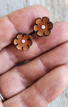 Load image into Gallery viewer, Cactus Flower Genuine Leather Earrings

