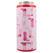 Load image into Gallery viewer, Light Pink Western Boots Can Cooler Insulator
