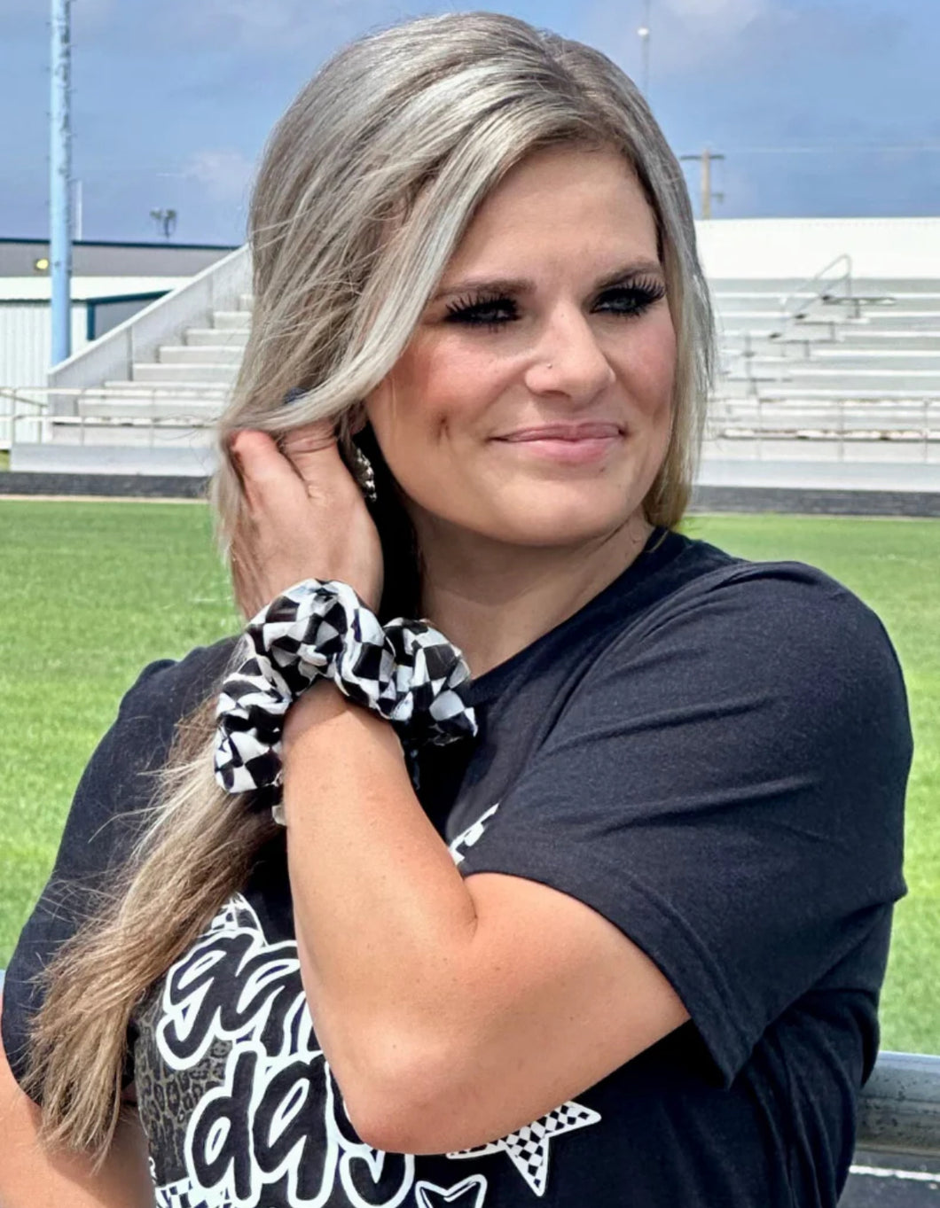 Around The Track Scrunchie