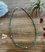 Load image into Gallery viewer, Long Navajos Pearls &amp; Turquoise

