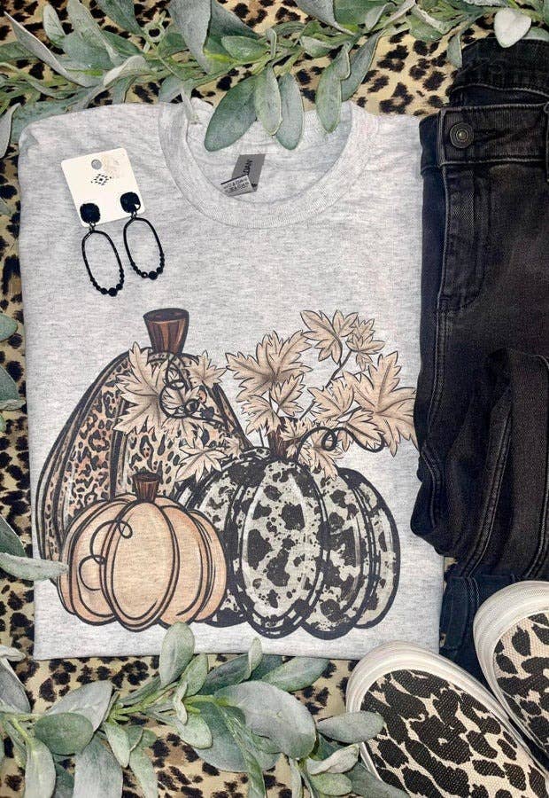 Leopard/Cow Print Pumpkin